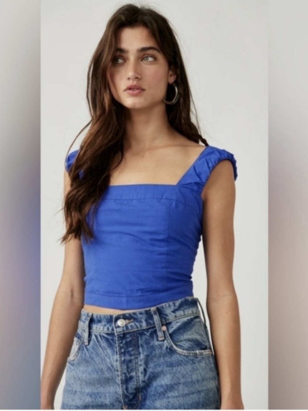NWOT Free People Ashley Crop Tank in Medium